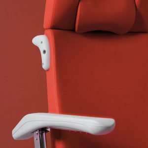 Fauteuil Médical de Chambre Astree sur patin accoudoirs réglables Navailles